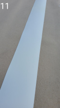 Odbojnica samoprzylepna WallC™, WH1-biały, 10x250cm (nr 11)